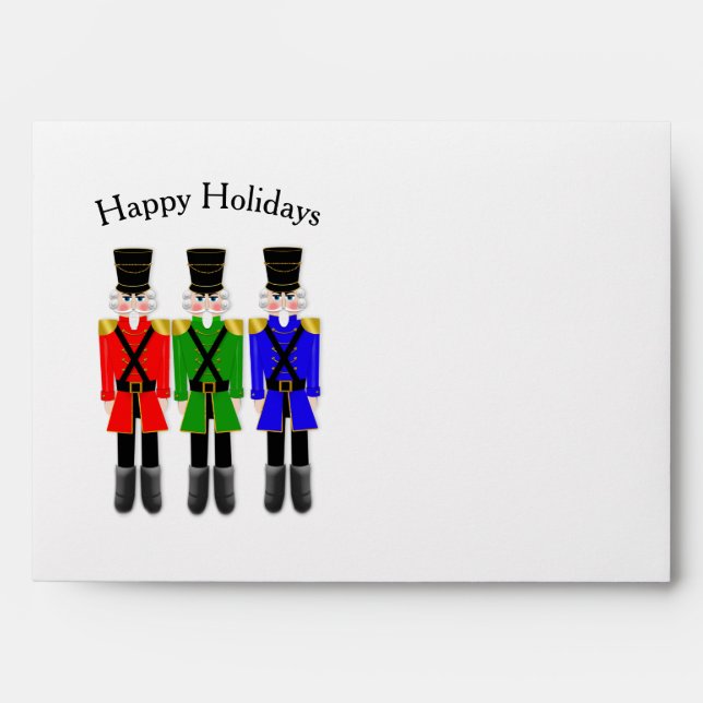 Nutcracker Holiday Envelopes (Front)