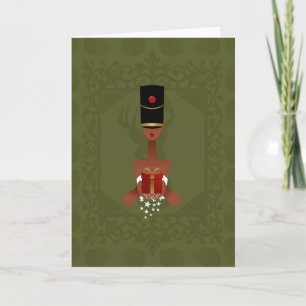 Nutcracker Holiday Gift Christmas Greeting Card