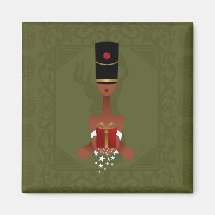 Nutcracker Holiday Gift Christmas Magnet