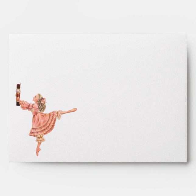 Nutcracker Holiday Greeting Card Envelopes (Front)