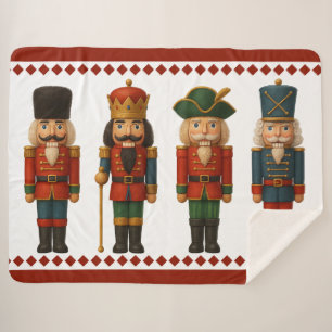 Nutcracker Holiday Parade Sherpa Blanket