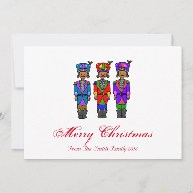 Nutcracker Holiday Photo Card (Front)