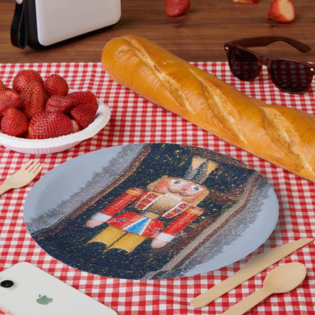 "NUTCRACKER" HOLILDAY PARTY PAPER PLATES (Picnic)