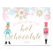 Nutcracker Hot Chocolate Bar Pink Gold Snowflakes 