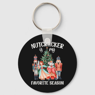 Nutcracker Is My Favourite Season Matching Family Key Ring