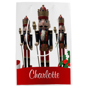 Nutcracker King Christmas  Medium Gift Bag