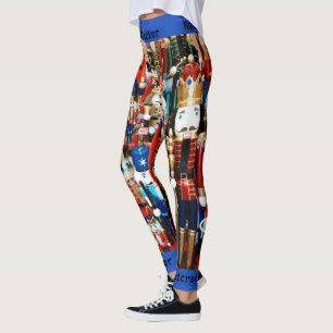Nutcracker Leggings Christmas Running Tights