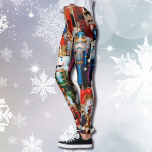 Nutcracker Leggings Christmas Running Tights