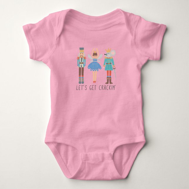 Nutcracker Let's Get Cracking Unisex Baby Bodysuit (Front)