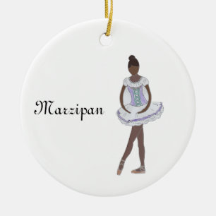 Nutcracker Marzipan Keepsake Ornament-Customisable Ceramic Tree Decoration