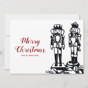 Nutcracker Merry Christmas Card