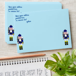 Nutcracker Merry Christmas Envelope