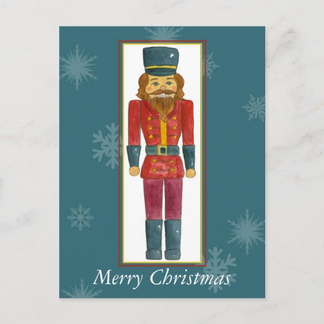 Nutcracker Merry Christmas Holiday Soldier Vintage (Front)