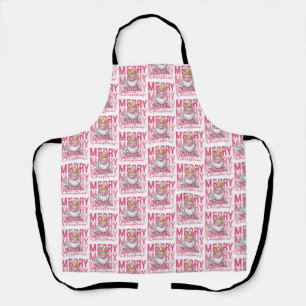 Nutcracker Merry Christmas Pinky Ballet Soldier  Apron