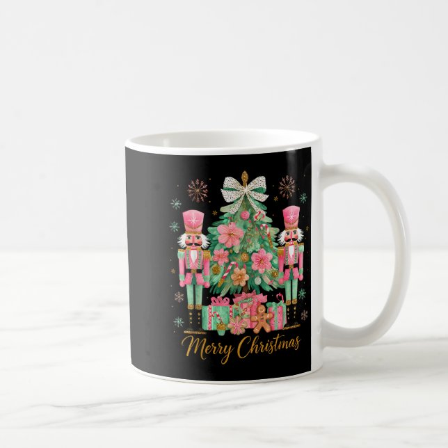 Nutcracker Merry Christmas Tree Ballet Dance Women Coffee Mug (Right)