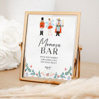 Nutcracker Momosa Bar Christmas Baby Shower