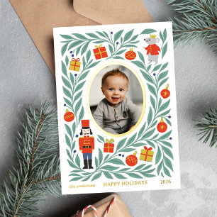 Nutcracker Mouse Christmas Baby Photo 