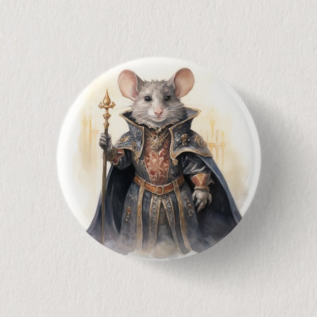 Nutcracker Mouse King Character 3 Cm Round Badge (Front)