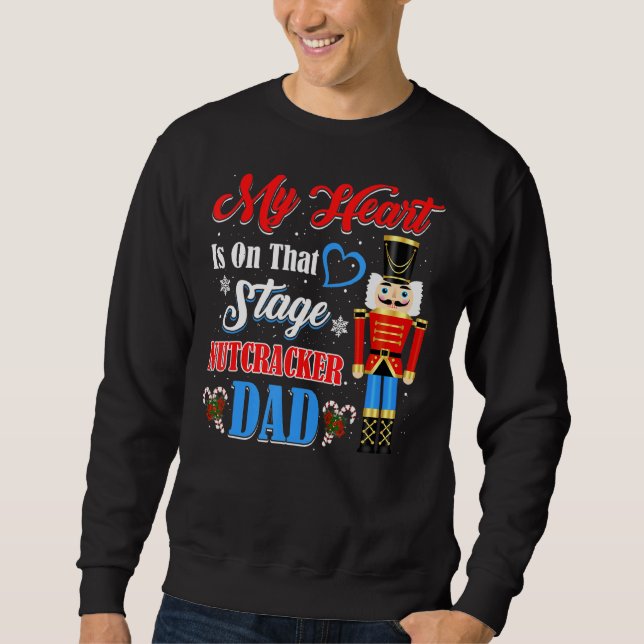 Nutcracker Mum  Love Ballet Dance Mum Sweatshirt (Front)