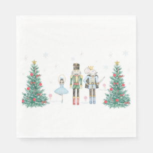 Nutcracker Napkins Pastel