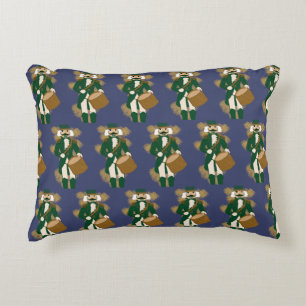 Nutcracker Navy Blue Rectangular Cushion