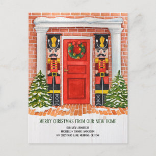 Nutcracker New Home Moving Announcement Postcard