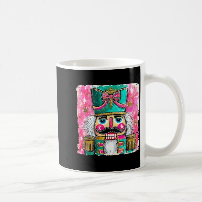 Nutcracker Nuts Xmas Pajamas Holiday Christmas Wat Coffee Mug (Right)