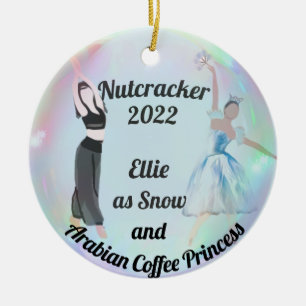Nutcracker Ornament-Arabian and Snow  Ceramic Orna Tree Decoration