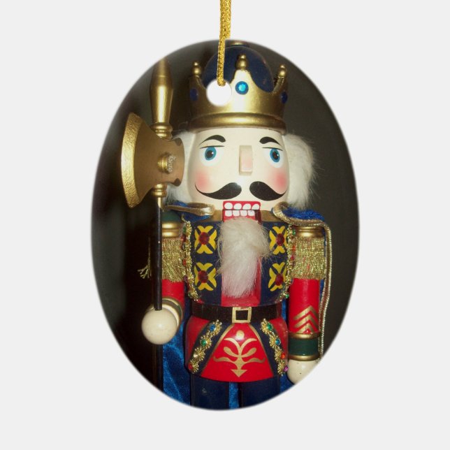 Nutcracker Oval Ornament (Front)