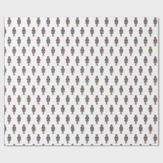 Nutcracker Pastel Pink Christmas Wrapping Paper