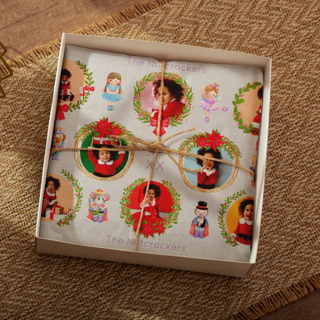 Nutcracker Pattern Christmas Photo Tissue Paper (Creator Uploaded)