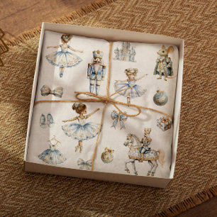 Nutcracker Pattern Christmas Tissue Paper