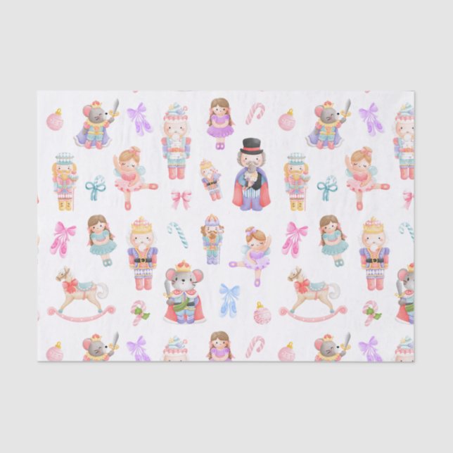 Nutcracker Pattern Tissue Paper (Front)