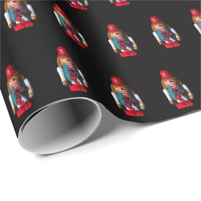 Nutcracker Pattern  Wrapping Paper (Roll Corner)
