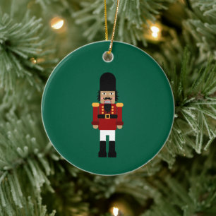Nutcracker, Personalise Ceramic Tree Decoration