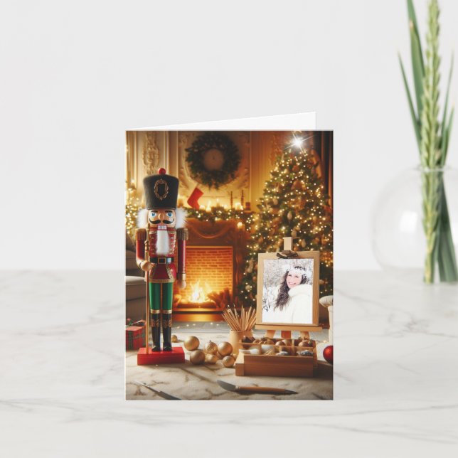 Nutcracker Photo Christmas Card (Front)