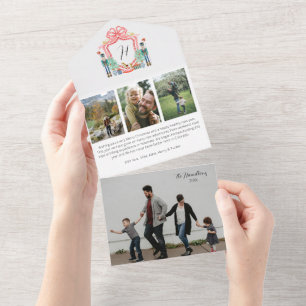 Nutcracker Photo Tri-fold All in One Card 
