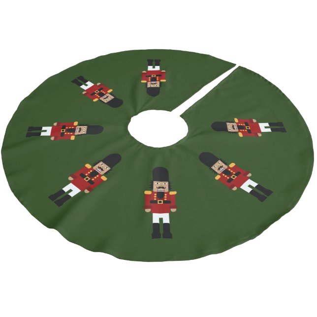 Nutcracker - Pillow Brushed Polyester Tree Skirt (Angled)