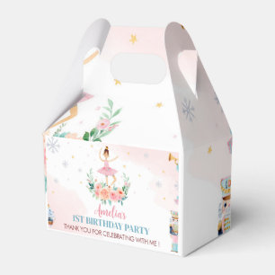 Nutcracker Pink Birthday Party Favour Box