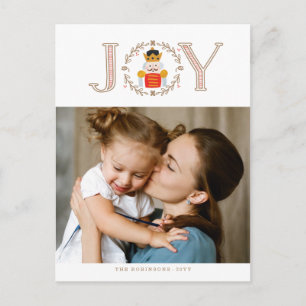 Nutcracker Prince Holiday Photo Postcard