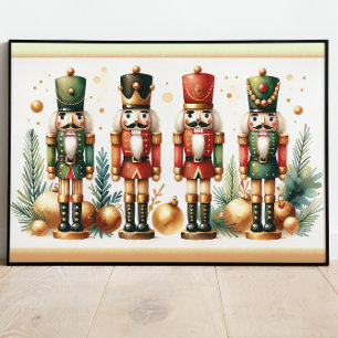 Nutcracker Quartet Parade Poster