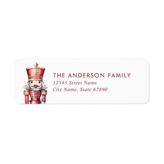 Nutcracker Return Address Labels (Front)