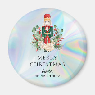 Nutcracker Script Christmas Holiday Keepsake Magnet