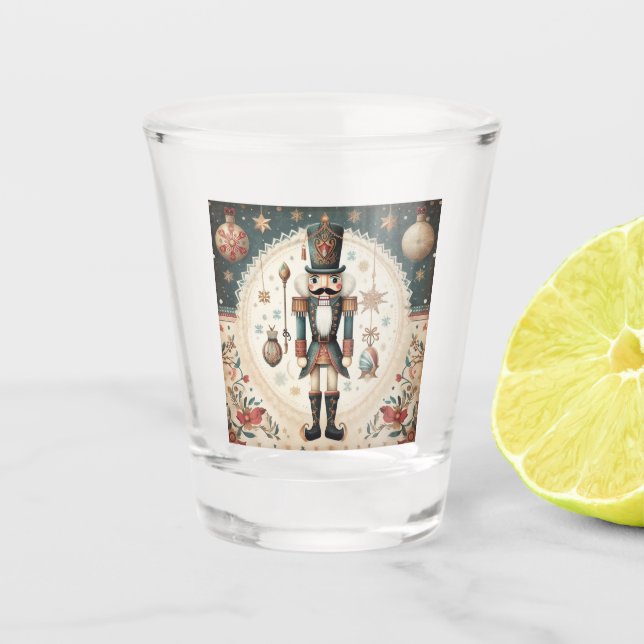 Nutcracker Shot Glass (Front)