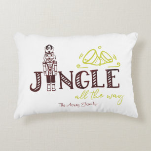 Nutcracker Simple Modern Personalized Jingle Decorative Cushion