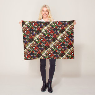 Nutcracker Soldiers Christmas Fleece Blanket