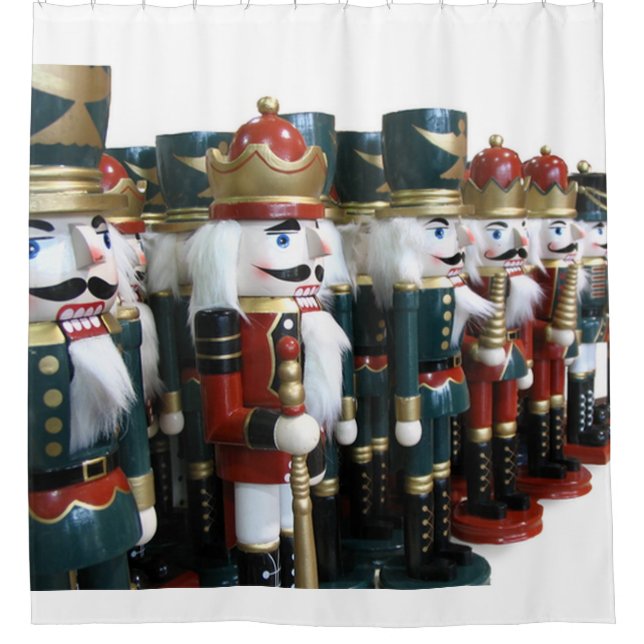 Nutcracker Soldiers Shower Curtain (Front)