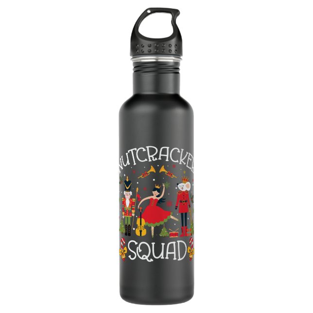 nutcracker squad 710 ml water bottle (Front)