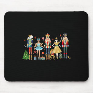 Nutcracker Squad Ballet Dance Christmas Matching F Mouse Pad