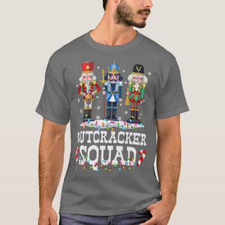 Nutcracker Squad Ballet Dance Christmas Xmas Light T-Shirt